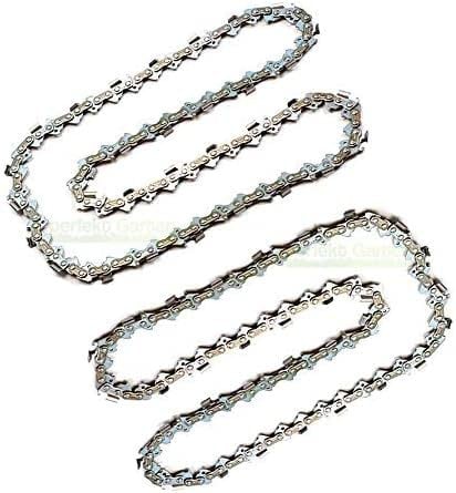 2x Sägekette 35cm / 1,3mm / 3/8 / 50 TG kompatibel mit Stihl, MC Culloch, Ikra