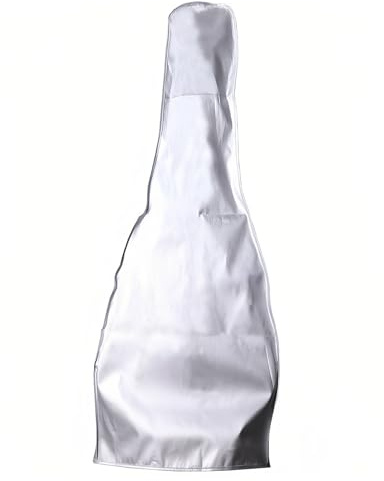 Musiin Hülle für akustische, klassische E-Gitarren, Silberbeschichtung schützt vor Staub, Schmutz, Feuchtigkeit und Sonnenlicht, eleganter Schutz für Ihre musikalischen Schätze