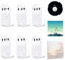 HAOXYO 6 Pcs Accroche Vinyle Mural, Support D'affichage pour Disque sans Vis, en Acrylique Transparent Autocollant (Transparent)