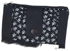 Handmade Geldbörse schwarz