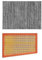 nnenraumfilter mit Aktivkohle Auto-Luftfilter, Innenraumfilter/Passend for Nissan X-Trail T31 2007-2015 QASHQAI J10 2007-2013 1.6L 2.0L Modell 16546-JD20A 27277JN20A(2 Pcs Filter Set)