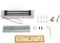 BORDSTRACT Serratura elettromagnetica da incasso, 396 libbre 180 kg Forza di tenuta 24 V Serratura magnetica elettrica incorporata per sistemas di controllo accessi