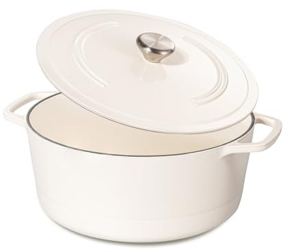 Chef Power dutch oven 6QT, white