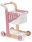 Einkaufswagen SHOPPY aus Holz für Kinder (Altrosa)
