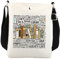 Bookworm Crossbody Bag Bookworm Gifts for Books Lovers Book Nerd Gifts for Book Reader Bookish Merchandise Bookworm Sling Bag, weiß, 8.26*5.9 inches