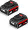 ZEERISA 5.0Ah 18V 20V MAX DCB200 Lithium Battery Replacement Compatible with DEWALT 18Volt 20V Max (2 Pack）