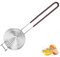 Eiertrenner Edelstahl Eigelbtrenner Eitrenner Eierpiekser Eierschneider Eierköpfer Eiweiß Trenner Egg White Separator Eiklarabscheider mit Langen Griff für Küche Haushalt Hotel Restaurant Backen ﻿