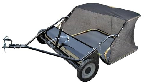 Spectrum SP31109 Towed Lawn Sweeper, 122cm Width, 413L Capacity, Steel Housing