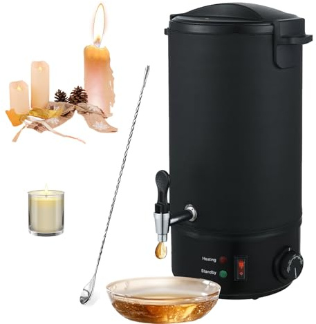 Kamanan 8L Wax Melting Pot for DIY Candle Making Set, Electric Wax Melter 30-110°C Adjustable, Quick Heating Candle Wax Melting Pot, Melting Pot Candle Wax, Home & Commercial