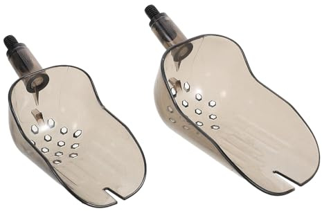 Toddmomy Lot de 2 Cuillères à Amorcer en Plastique Robuste Tête Large pour Appâts Efficaces Vis 8 MM Compatible Matériel de Pêche à la Carpe pour Lancer Longue Distance en Extérieur