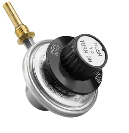 Propane Gas Regulator For 1 Lb Cylinders Featuring Adjustable 6-18 W.C Pressure Setting Certified 47600 BTUhr