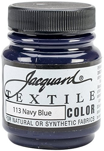 Jacquard Products Navy Blue -Textile Color Paint, Acrylic, Multicolour, 70 ml (Pack of 1)