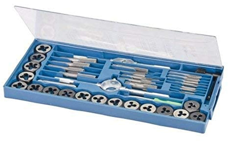 Silverline MS51 Gewindebohrer und Schneideisen, 40-tlg. Satz