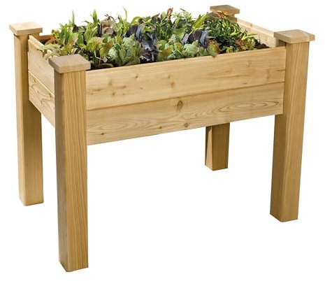 Hochbeet Windsor aus Lärchenholz für Balkon L 100 x B 60 x H 75 cm