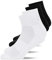 Snocks Mittelhohe Laufsocken Herren Damen 4 Paar - Atmungsaktive Sportsocken ohne Verrutschen - Gemütliche und weiche Funktionssocken - Quarter Socken Sport - Gr. 43-46 - Farbe Mix (Schwarz/Weiß)