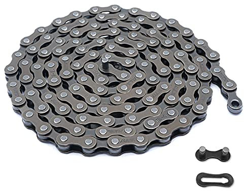 Hycline Bike Chain 6/7/8-Speed,Bicycle Chain 1/2x3/32 Inch,Special Steel for Road Mountain Racing Cycling (116 Links)