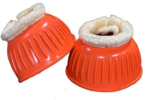 Equipride Gummistiefel mit Kunstpelz, gefüttert, Größe XXL, Größe S, Orange