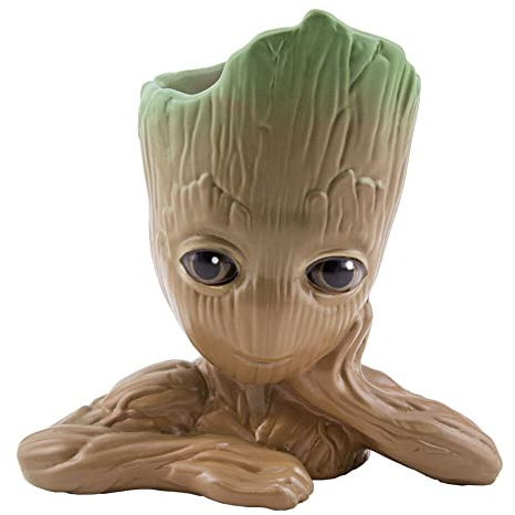 Groot Blumentopf - Offiziell lizenziertes Guardians of the Galaxy Keramikpflanzgefäß oder Stiftehalter, Marvel Merchandise & Schreibtischdekor