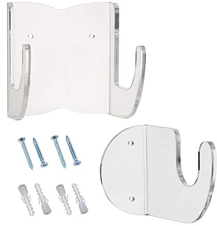 Restrdt Gitarren Wand Halterung Premium QualitäT Acryl Gitarren Halterung mit Schrauben, Kratzfreier Gitarren Wand Halter für Gitarren und