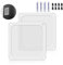 YIMATEECO PC Filtre Poussière 120mm Magnétique Filtre Ventilateur en Maille Grille de Protection pour Boîtier d'Ordinateur Dissipateur Refroidisseur (PVC PRO, 120 * 120mm, 2 Pièces, Blanc)