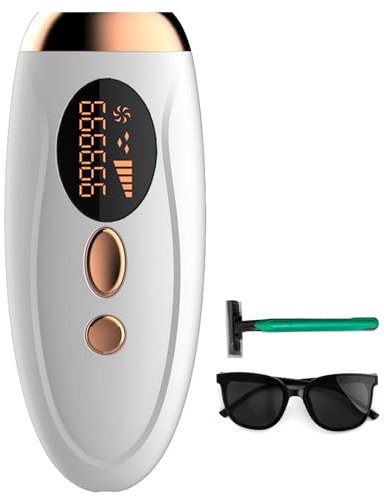 Depilación IPL, depilación láser en casa para mujeres y hombres, 999,999, dispositivo de depilación permanente en piernas, brazos, línea de bikini
