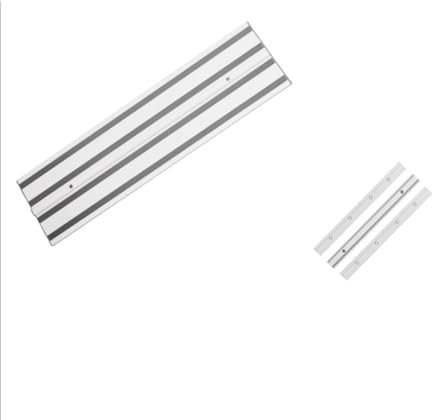 LEFTART 600mm Double Layer Circular Saw Universal Guide Rail Linear Router Engraving Machine Rail, for DIY Woodworking Accessories (Color : 0.6m-Connector)