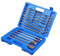 17 Pcs SDS Drill Bits Set, Mixed Hammer Drill Bit and Chisel Set with Storage Case, Rotary Hammer Drill Accessories for Concrete, Tile, Brick, Cement (Blue)
