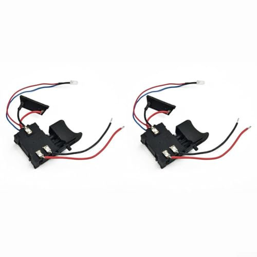 DC 7.2-24V Electric Drill Dustproof Speed Control Push Button Trigger Switch, Drill Switch With Speed Control Electronic Variable Speed Push Button Trigger For Power Tools