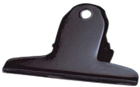 ALCO-Albert 770S11 Briefklemmer aus Metall, 10 Stück, 75 mm, schwarz