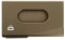 Ögon OT-Dgrey Porte-Cartes de Visite One Touch Aluminium anodisé Gris foncé