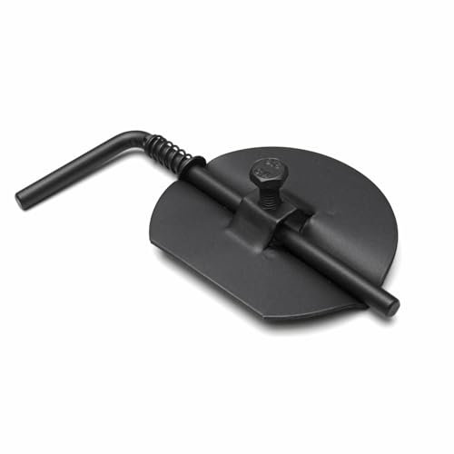 raik SH021-180-sw Tuyau de fumée / tuyau de poêle 180 mm – Clapet papillon noir