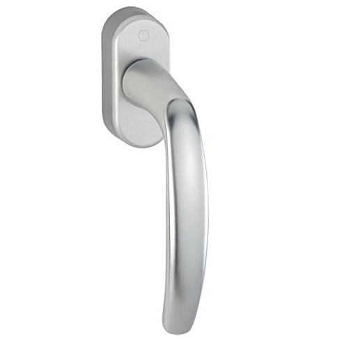 Hoppe Atlanta Dreh-Kipp-Fenstergriff 0530/US952 Secustik® F1 Alu natur Stift 43