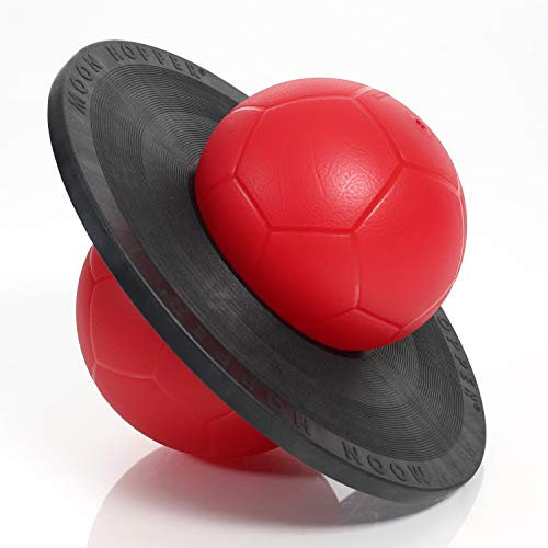 Togu Moonhopper Sport Hüpfball rot/schwarz, bis 110 kg belastbar