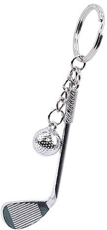 IKAAR Schlüsselanhänger Golfball Anhänger aus Metall Geschenk für Golfer