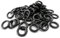 Nitrilkautschuk-O-Ring-Dichtung, Gummi-Unterlegscheibe, runder Dichtungsring, Dichtungsringe, Dichtungstüllen, 31 mm Außendurchmesser, 26 mm Innendurchmesser, 2,5 mm Breite, Schwarz, 50 Stück