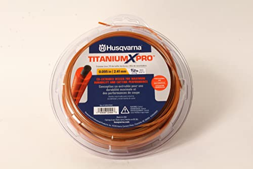 Husqvarna 529337601 Titanium XPro Runde Trimmerschnur, 35 m, 0,9 kg Spule, 0,9 cm