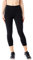 Bellivalini Damen 3/4 Leggings aus Bio-Baumwolle BLV50-184 (Schwarz, XS)