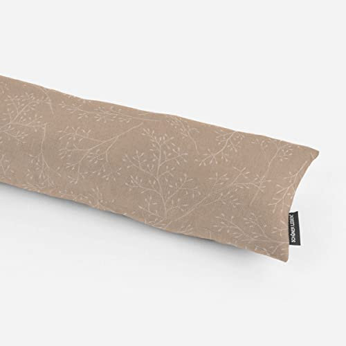 SCHÖNER LEBEN. Zugluftstopper Pen Drawing Branch Zweige Blätter Natur, Auswahl:120cm Länge