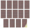 Onseuk 14St. Streichholz-Phosphor-Papier DIY manueller Streichholz-Radiergummi Lederblume selbstklebendes Phosphor-Papier zum Aufkleben auf Flasche oder Streichholz-Glas