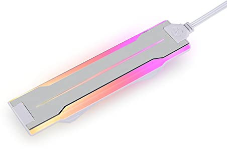 LIAN LI UNI Fan P28 3er Pack RGB Streifen auf der Seite gestreut, weißer Farbrahmen (kompatibel mit P28120-1W, P28120-3W, GA2P36W) -P28ARGB-W
