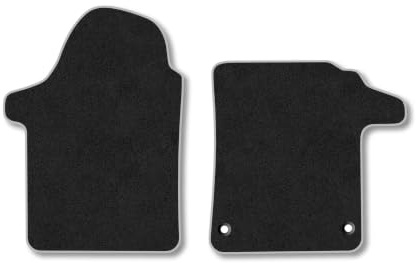 Mercedes Vito (2014+) Carpet Car Mats | Grey Edge Trim Tailored Fit Floor Mats Full Coverage Protection Accessories Easy Clean Anti Slip Made in the UK