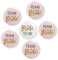 Simsky 6 Stück Team Bride JGA Accessoires Frauen JGA Buttons, Buttons Anstecker Junggesellinnenabschied Accessoires und Hochzeitsfeier Party Polterabend （5 Pulver 1 weiß）