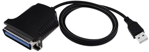 ECSiNG Cable de Datos de Impresora Cable Adaptador de Impresora Paralela USB A CN36 Compatible con IEEE1284 Impresora Compatible con Windows 98 SE ME XP Cable Conector USB A CN36
