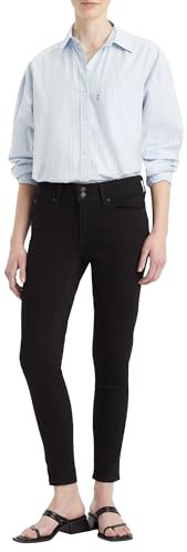 Levi's Damen 711 Double Button Jeans, Midnight Gaze, 27W / 34L