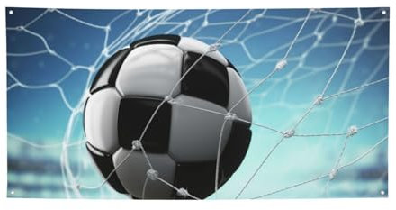Fußball Netzwerk Druck Urlaub Banner Personalisierte Hängende Hintergrund Banner Geburtstag Banner Für Innen Außen Weihnachten Party Dekorationen