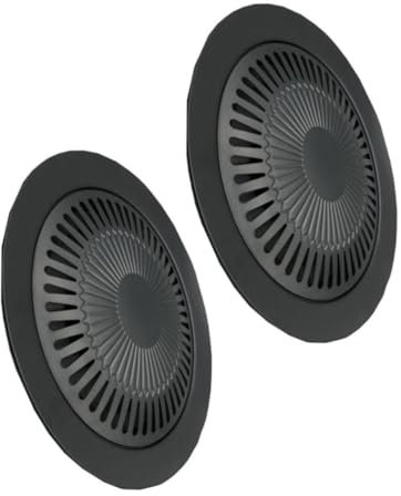 TOPBATHY 2 Sätze Backform pfannenwender Bratpfanne grillguthalter grillschale pfanen BBQ-Grillplatte Koreanische Hot-Pot-Pfanne Grill tragbar Backgeschirr Blech Antihaft Grillwerkzeug