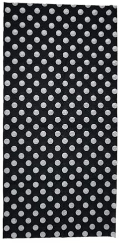ware-direkt Loop Schal Multifunktionstuch Schlauchschal Bandana Halstuch Sport Outdoor (Punkte Schwarz)