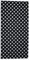 ware-direkt Loop Schal Multifunktionstuch Schlauchschal Bandana Halstuch Sport Outdoor (Punkte Schwarz)