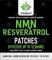 Patchs NMN et resvératrol - Haute absorption, libération en 12 heures - Soutient la santé cellulaire, anti-âge et vitalité de la peau - Facile à utiliser - 30 patchs - Ingrédients naturels - Comme des