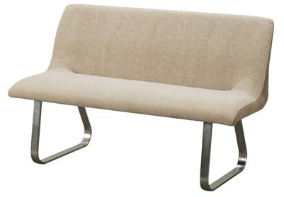 HTI living Bank 3-Sitzer Taupe Emrys Esszimmerbank Küchenbank